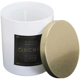 Bougie parfumée couvercle en métal Fragrance 9 cm (Lot de 5)
