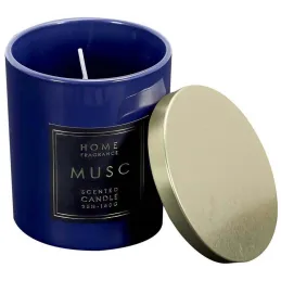 Bougie parfumée couvercle en métal Fragrance 9 cm (Lot de 5)
