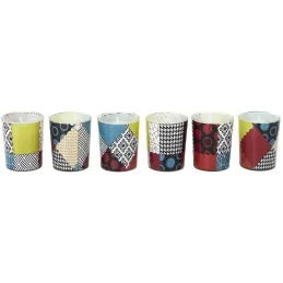 Coffret de 6 bougies parfumées Patchwork