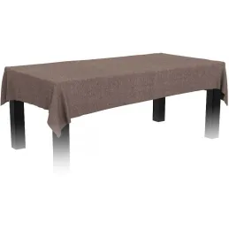 Nappe rectangulaire effet lin imperméable 260 x 170 cm
