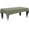 Nappe rectangulaire effet lin imperméable 260 x 170 cm