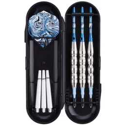 Jeu de 3 fléchettes professionnelles à pointe plastique 22 gr Deep Sea