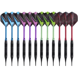 Jeu de 12 fléchettes professionnelles à pointe plastique 19 gr Cupra