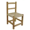 Chaise enfant en bois naturel (Lot de 2)