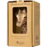 Patère animal en bois sculpté à la main et métal