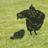 Silhouette animal en métal Garden