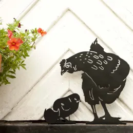 Silhouette animal en métal Garden