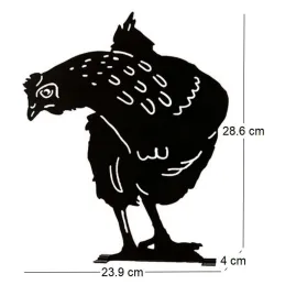 Silhouette animal en métal Garden