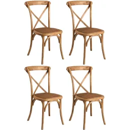 Chaise bistro en orme empilable
