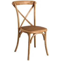 Chaise bistro en orme empilable