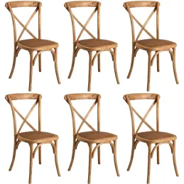 Chaise bistro en orme empilable