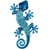 Gecko décoratif en métal et verre Arabesque