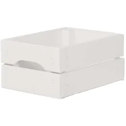 Caisse de rangement en pin petit modèle 31 x 23 x 15 cm