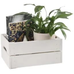 Caisse de rangement en pin petit modèle 31 x 23 x 15 cm