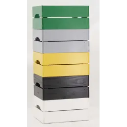 Caisse de rangement en pin petit modèle 31 x 23 x 15 cm