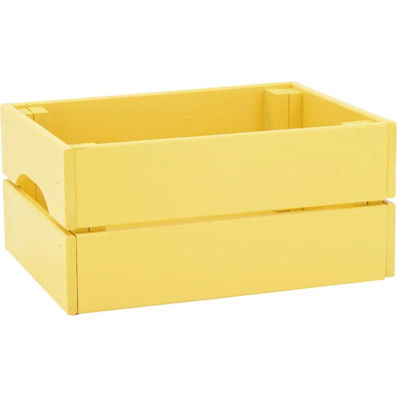 Caisse de rangement en pin petit modèle 31 x 23 x 15 cm