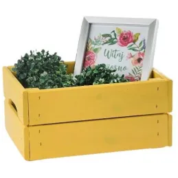 Caisse de rangement en pin petit modèle 31 x 23 x 15 cm