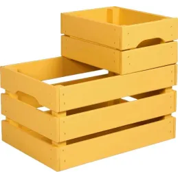 Caisse de rangement en pin petit modèle 31 x 23 x 15 cm