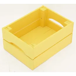 Caisse de rangement en pin petit modèle 31 x 23 x 15 cm