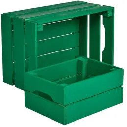 Caisse de rangement en pin grand modèle 46 x 31 x 25 cm