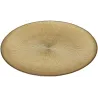Assiette dorée en verre Royal (Lot de 6)
