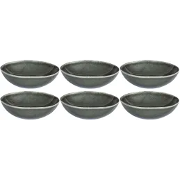 Assiette en grès vert Black Forest (Lot de 6)
