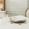 Dessous d'assiette en plastique doré Royal (Lot de 6)