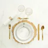 Dessous d'assiette en plastique doré Royal (Lot de 6)