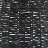 Suspension en métal et papier noir