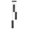 Suspension trio en métal cylindrique
