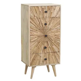 Commode en manguier sculpté SUNRISE