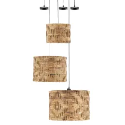 Suspensions en jonc de mer (Lot de  3)