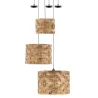 Suspensions en jonc de mer (Lot de  3)
