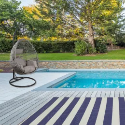 Tapis d'extérieur en polypropylène 120 x 180 cm