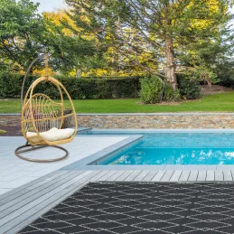 Tapis d'extérieur en polypropylène 120 x 180 cm