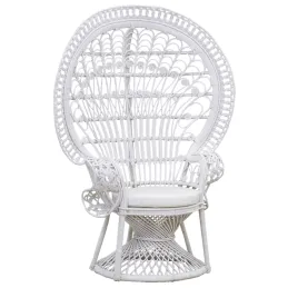 Fauteuil Emmanuelle artisanal en rotin