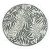 Tapis d'extérieur rond en polypropylène D150 cm