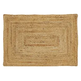 Tapis en jute naturel tressé