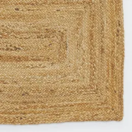 Tapis en jute naturel tressé
