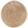 Sets de table ronds en palmier naturel (Lot de 6)