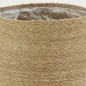 Cache-pots en jonc naturel et doublure plastique (Lot de 3)