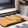 Paillasson en coco et PVC 60 x 40 cm