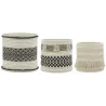 Corbeille de rangement en coton recyclé