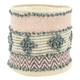 Corbeille de rangement en coton recyclé