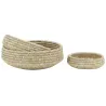 Corbeilles rondes en jonc naturel (Lot de 3)