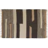 Tapis en jute naturel et coton naturel et teinté Ethnique
