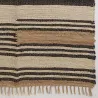 Tapis en jute naturel et coton naturel et teinté Ethnique