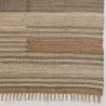 Tapis en jute naturel et coton naturel et teinté Ethnique