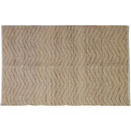 Tapis en jute et coton naturels Zig-zag