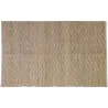Tapis en jute et coton naturels Zig-zag